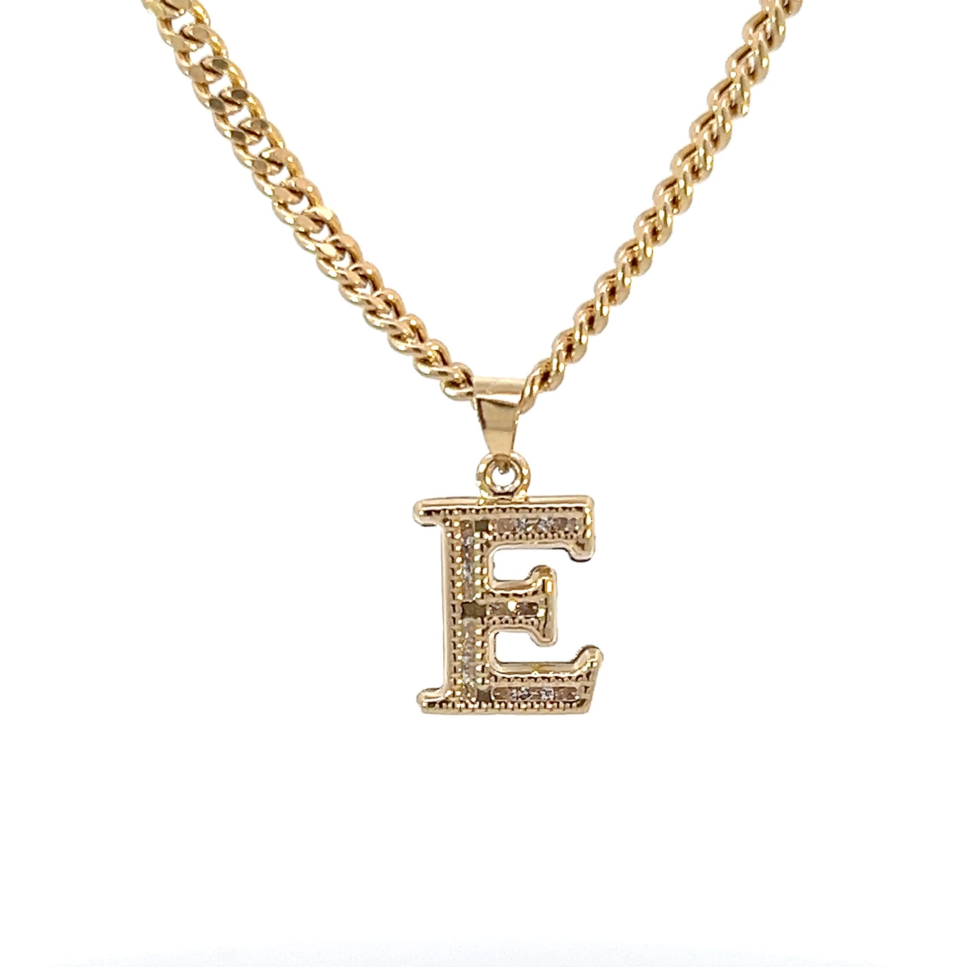 Dije letra “E” Oro 10K