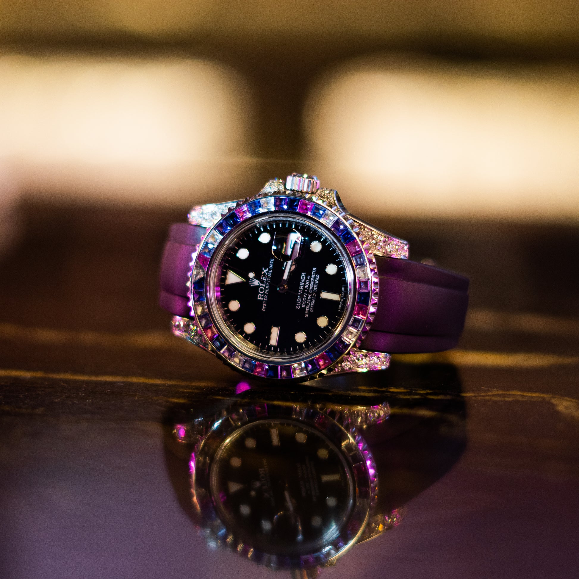 Montado de bisel ROLEX YACHT MASTER