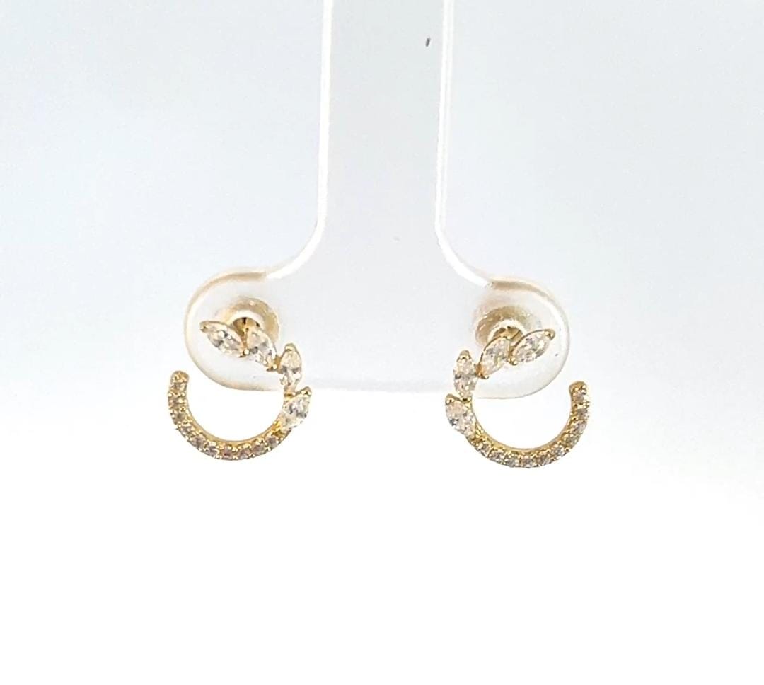 Broquel coreano de oro 10k