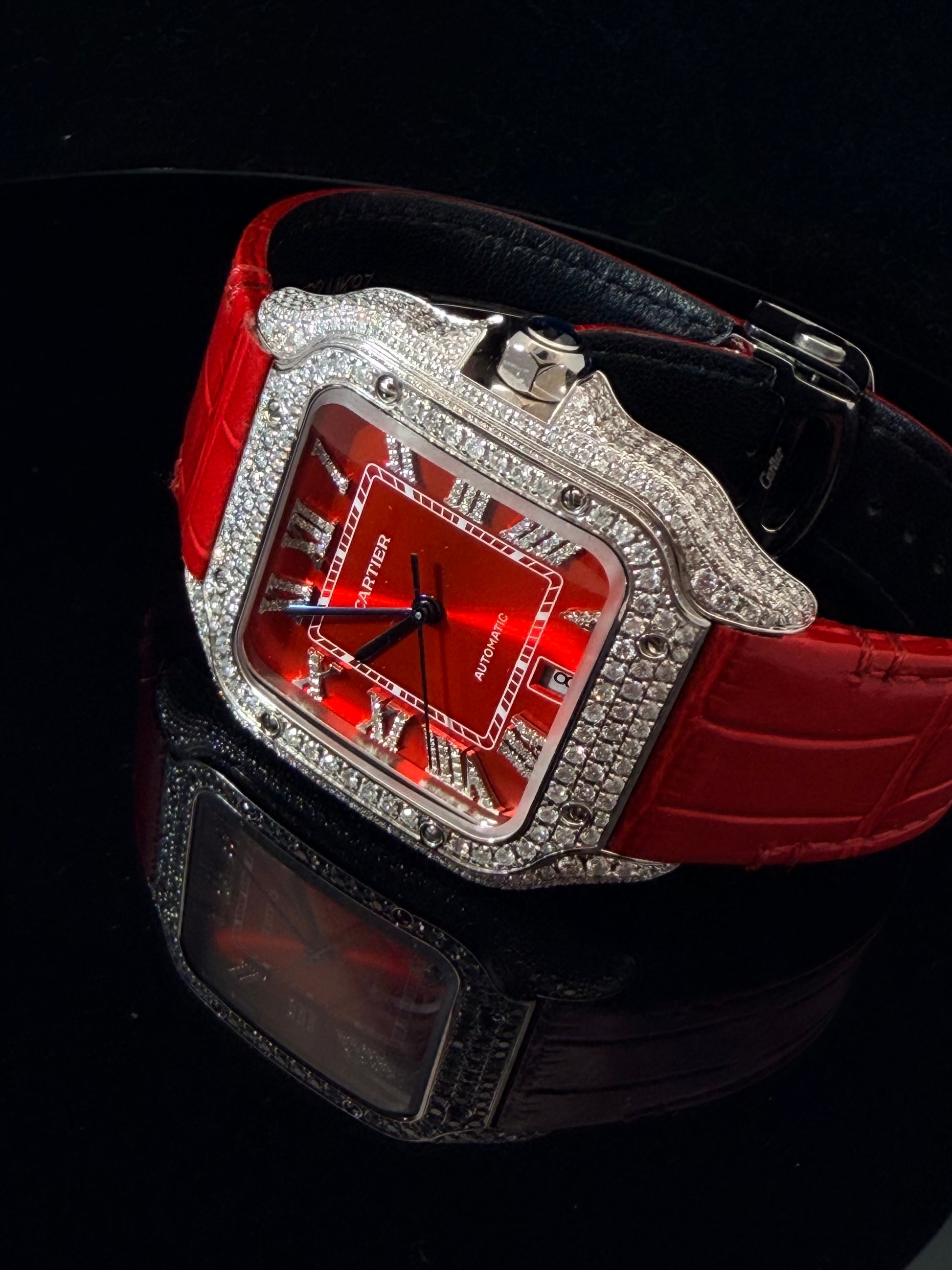 Cartier XL montado con diamantes naturales