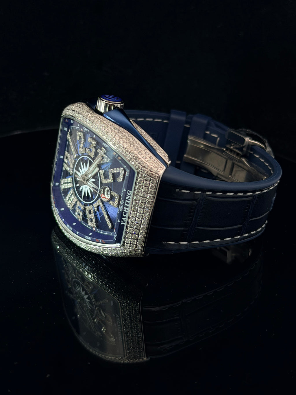 Franck Muller montado diamantes naturales