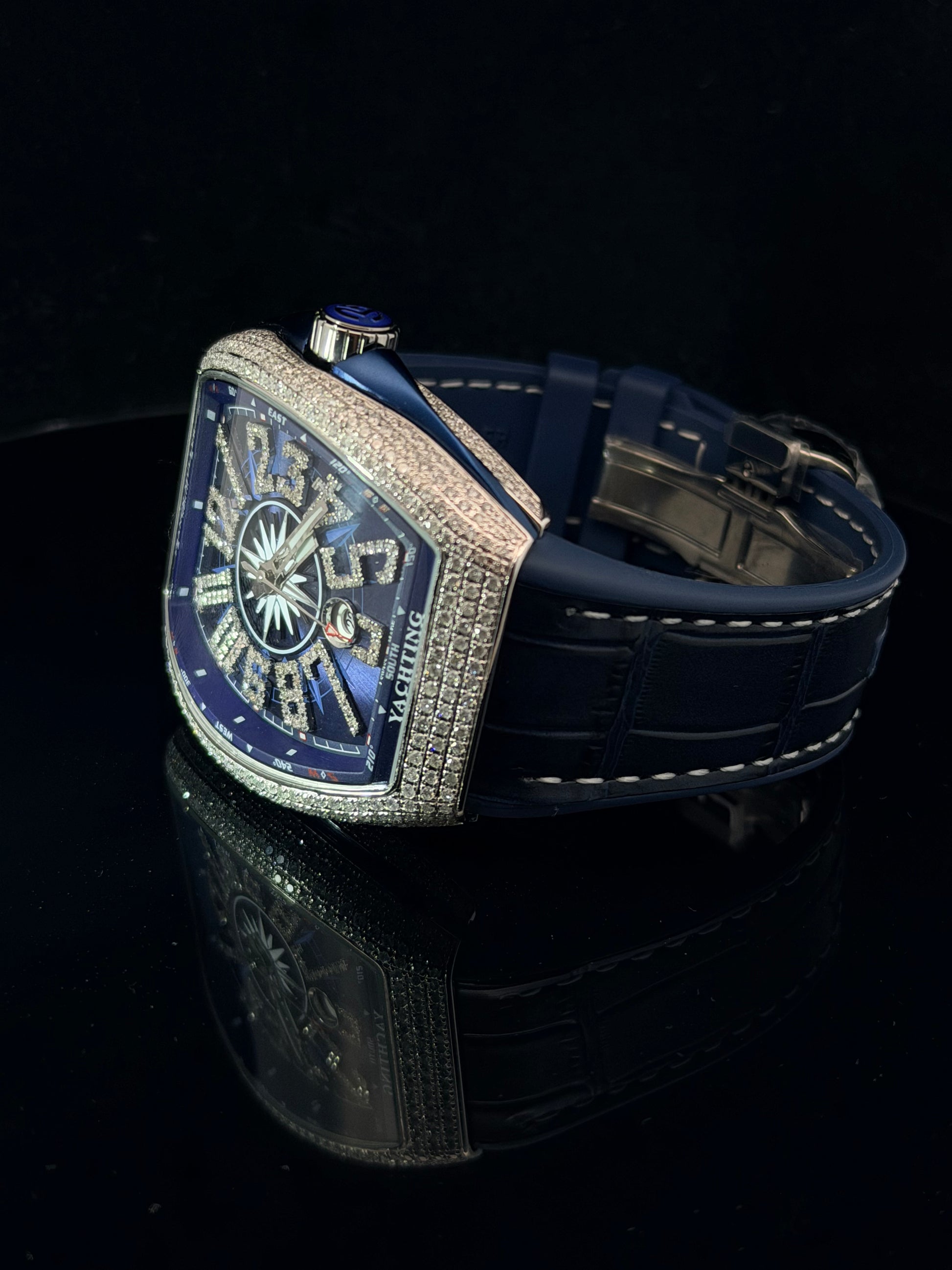 Franck Muller montado diamantes naturales