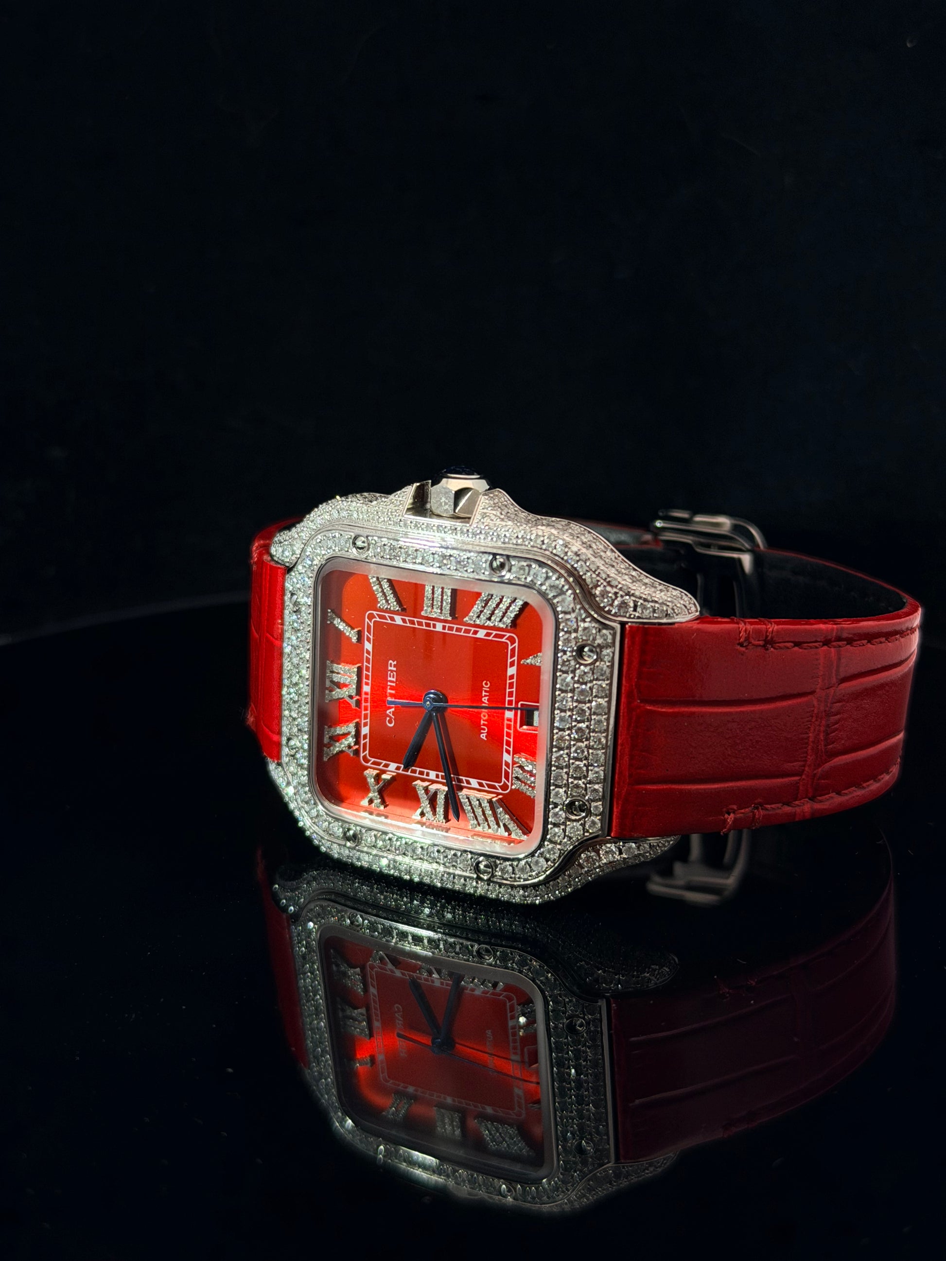 Cartier XL montado con diamantes naturales
