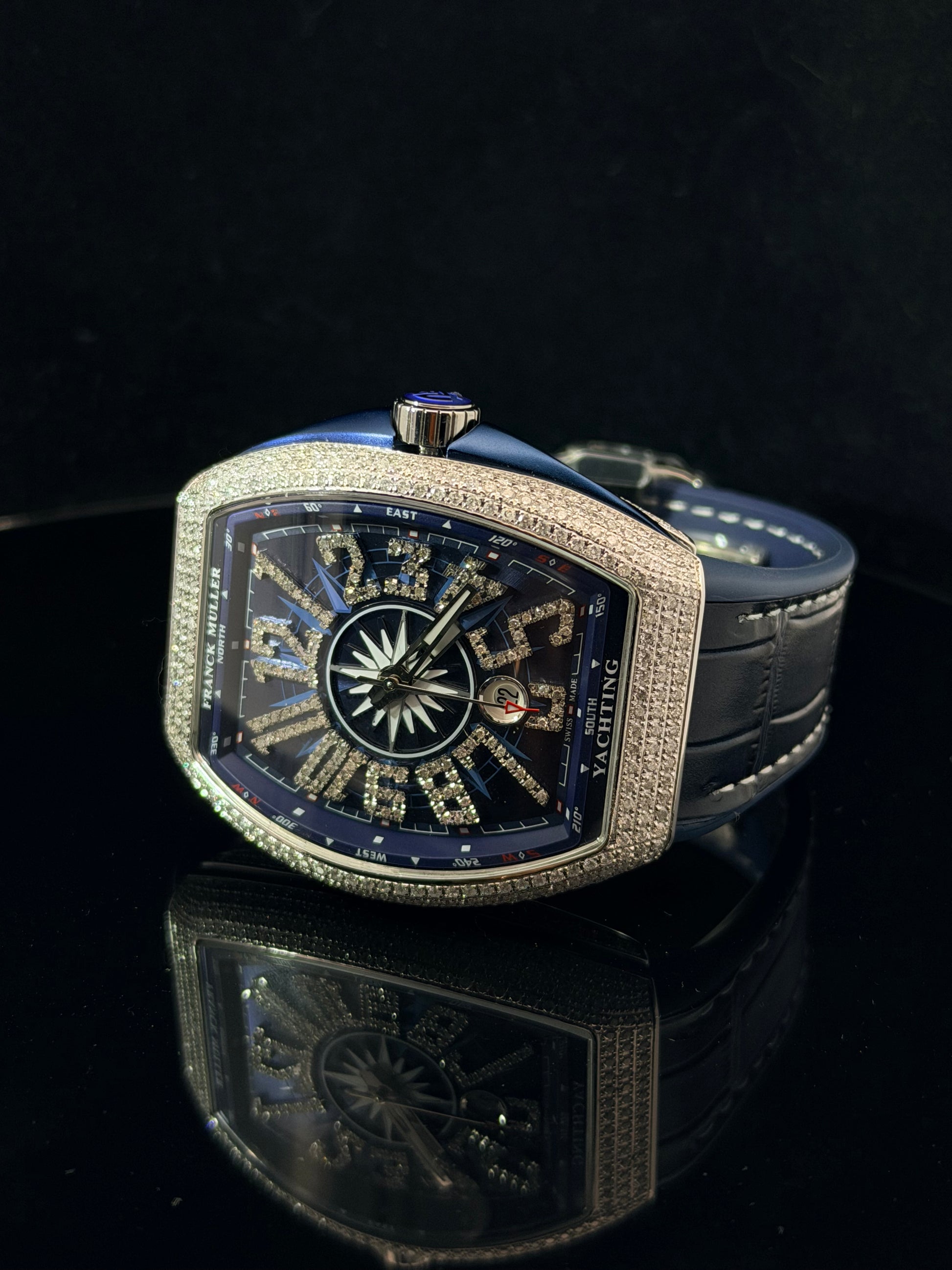 Franck Muller montado diamantes naturales