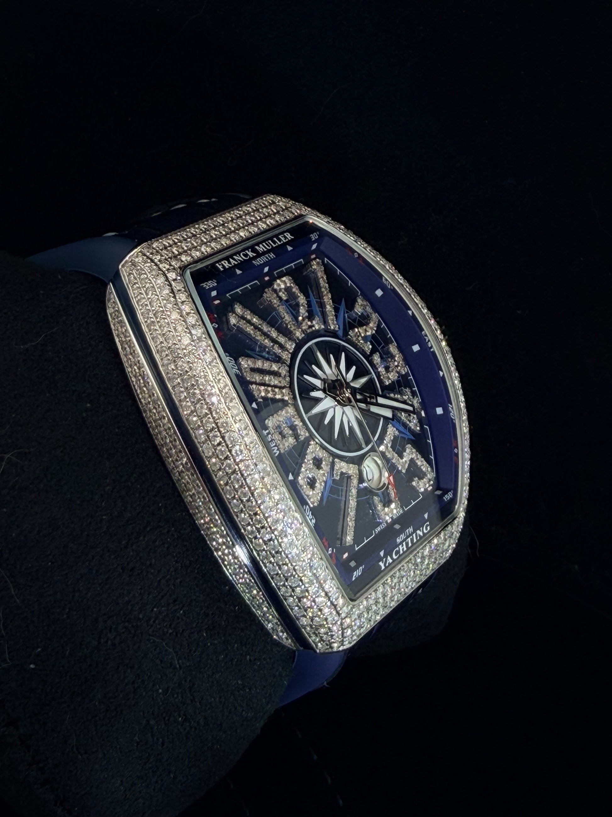 Franck Muller montado diamantes naturales