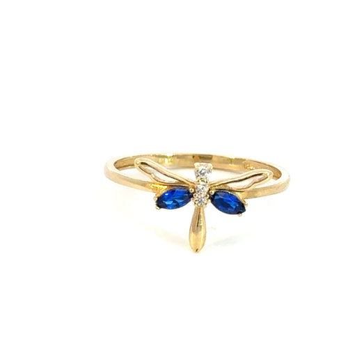 Anillo de libelula Zirconia Suiza