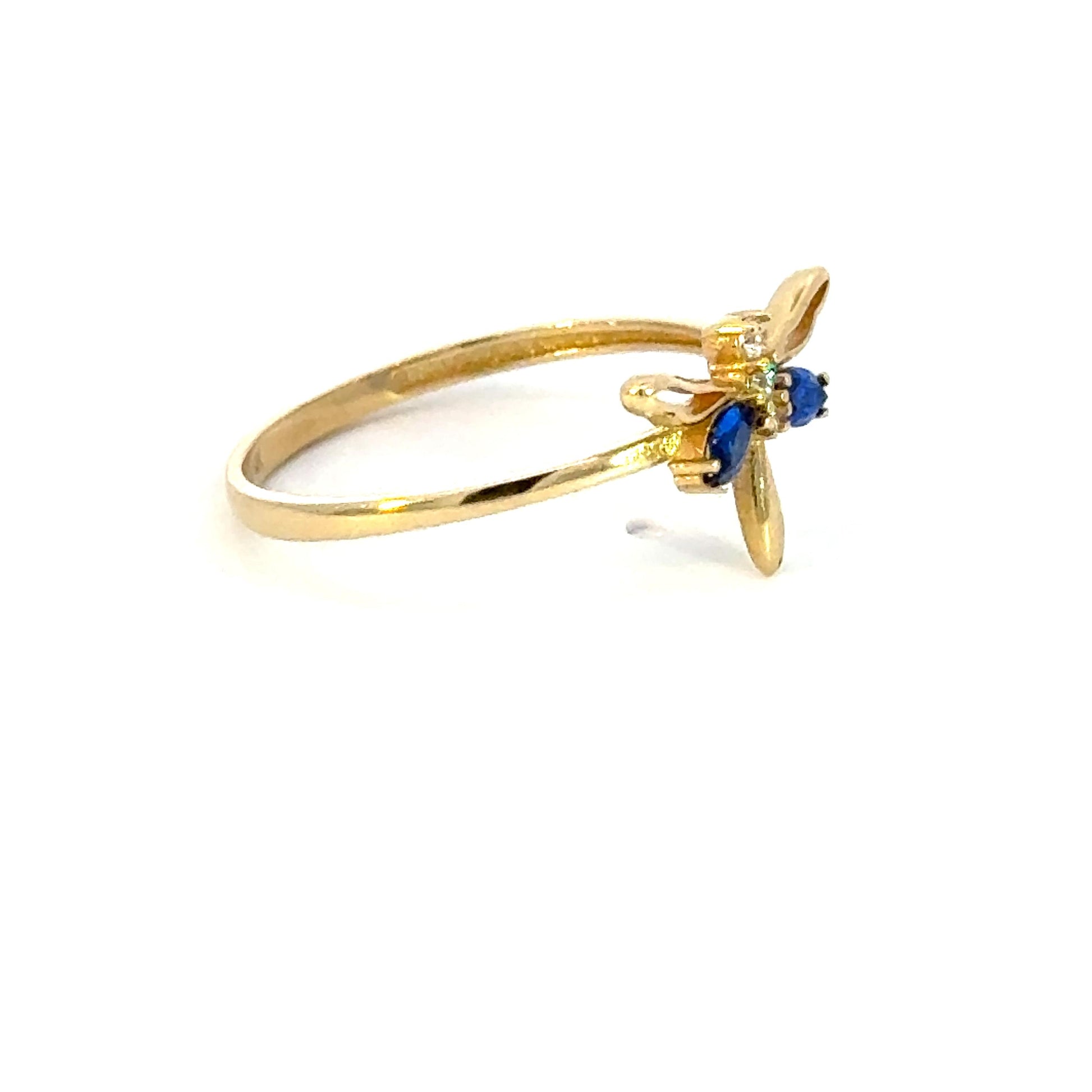 Anillo de libelula Zirconia Suiza