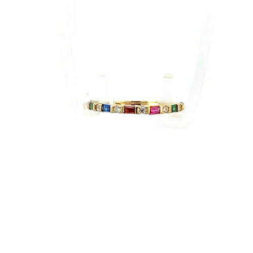 Anillo de ORO 14K con Zirconia