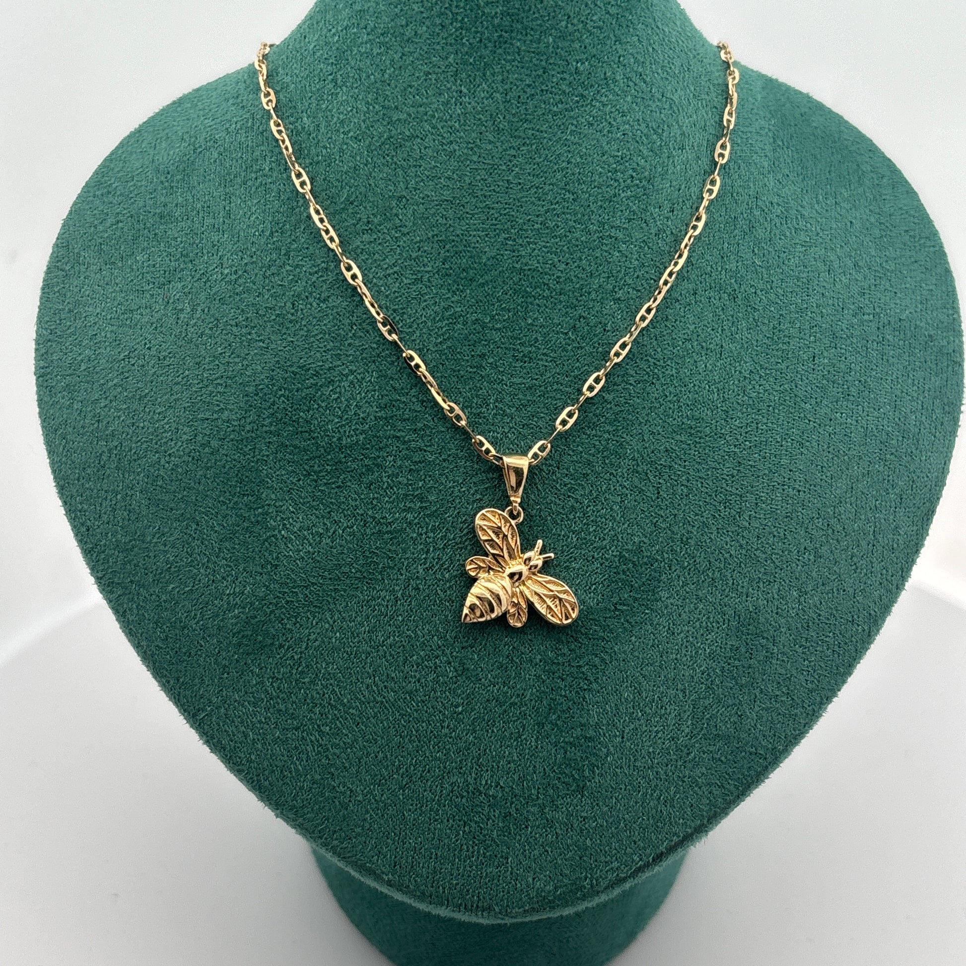 Cadena y dije "Abeja" oro 10k