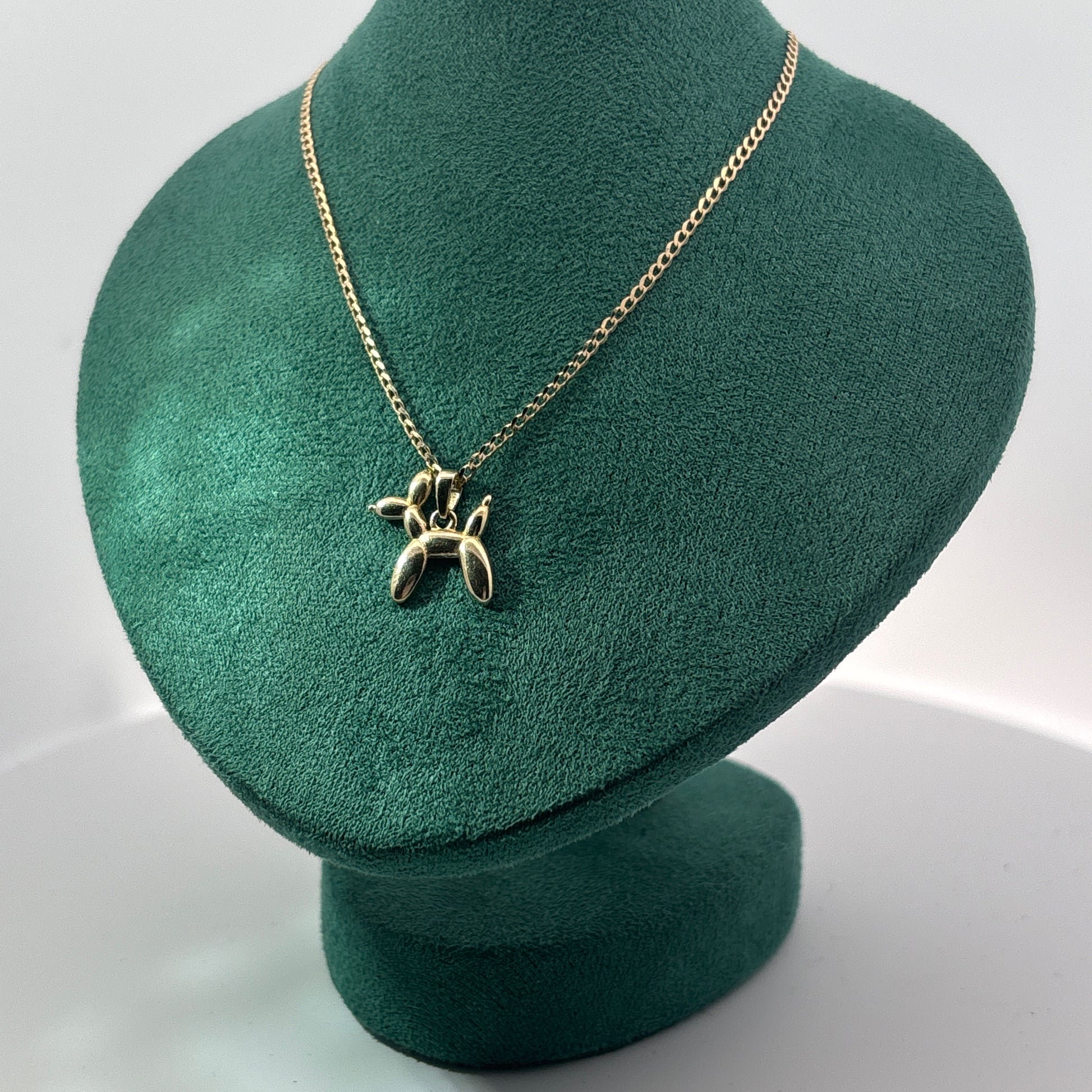 Collar con dije "Ballon Dog" oro 10k