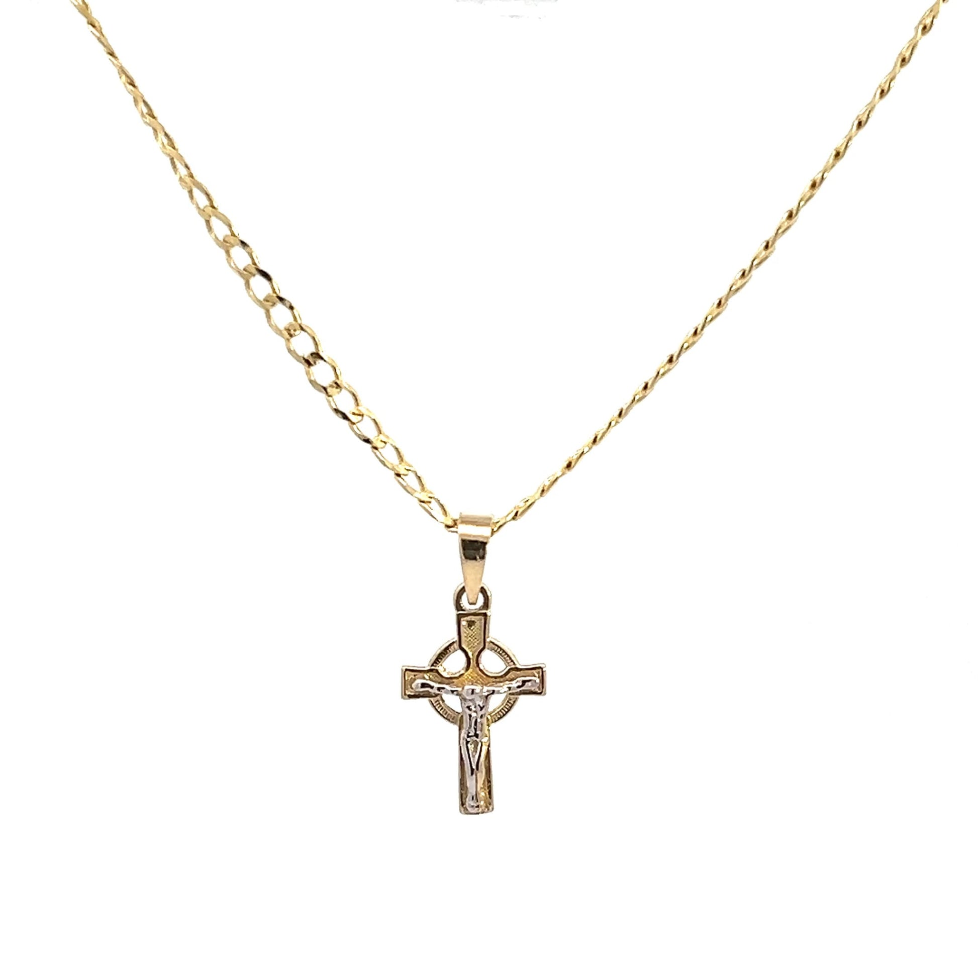 Dije cruz de cristo oro 10k