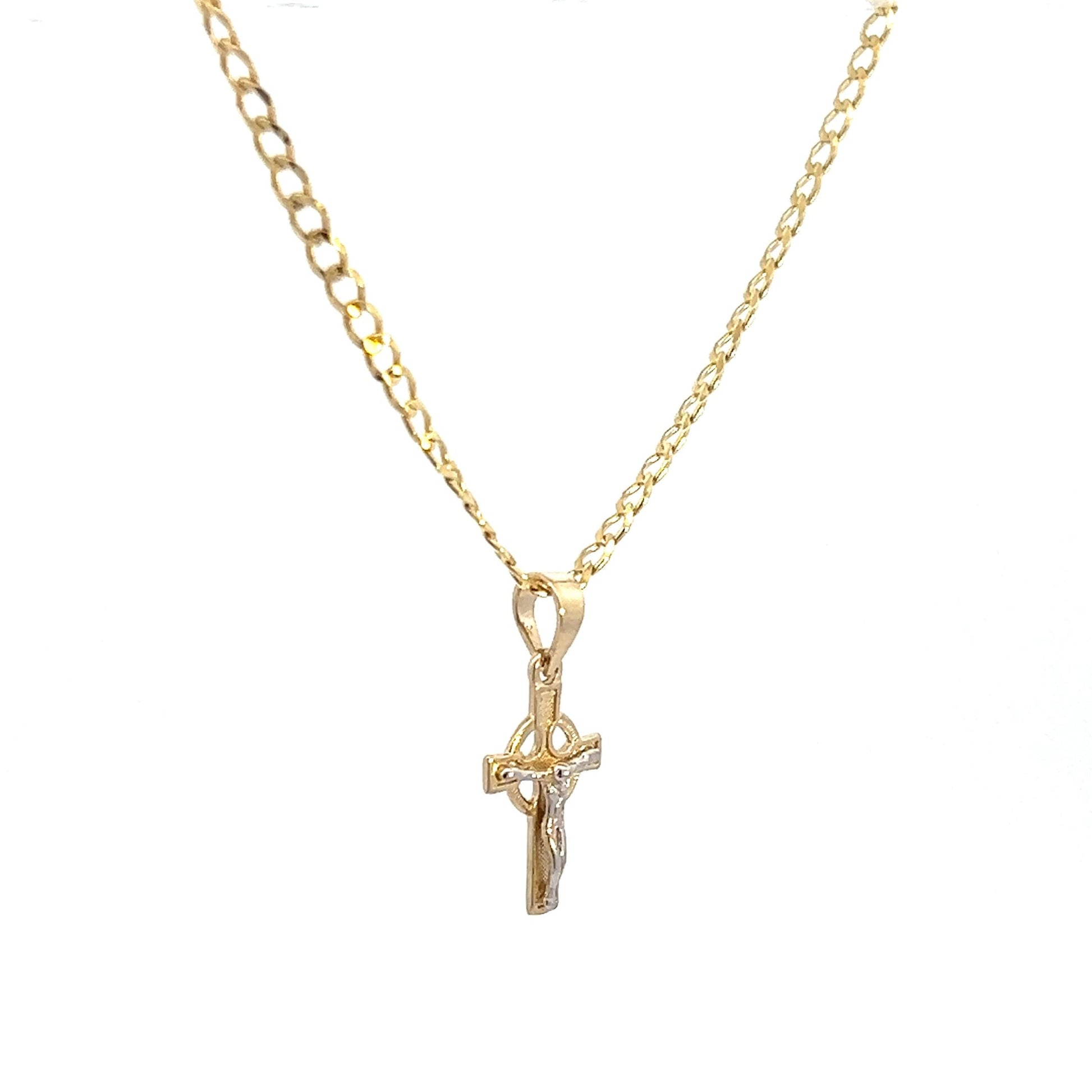 Dije cruz de cristo oro 10k
