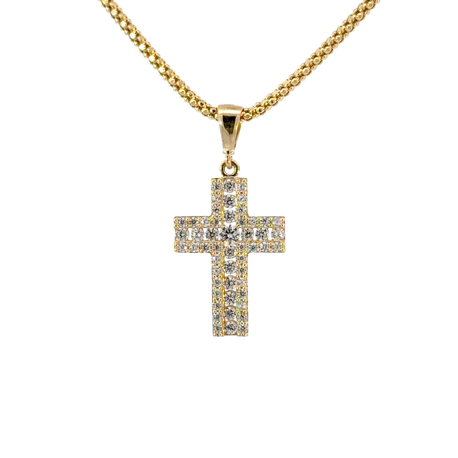 Dije cruz de oro 10K