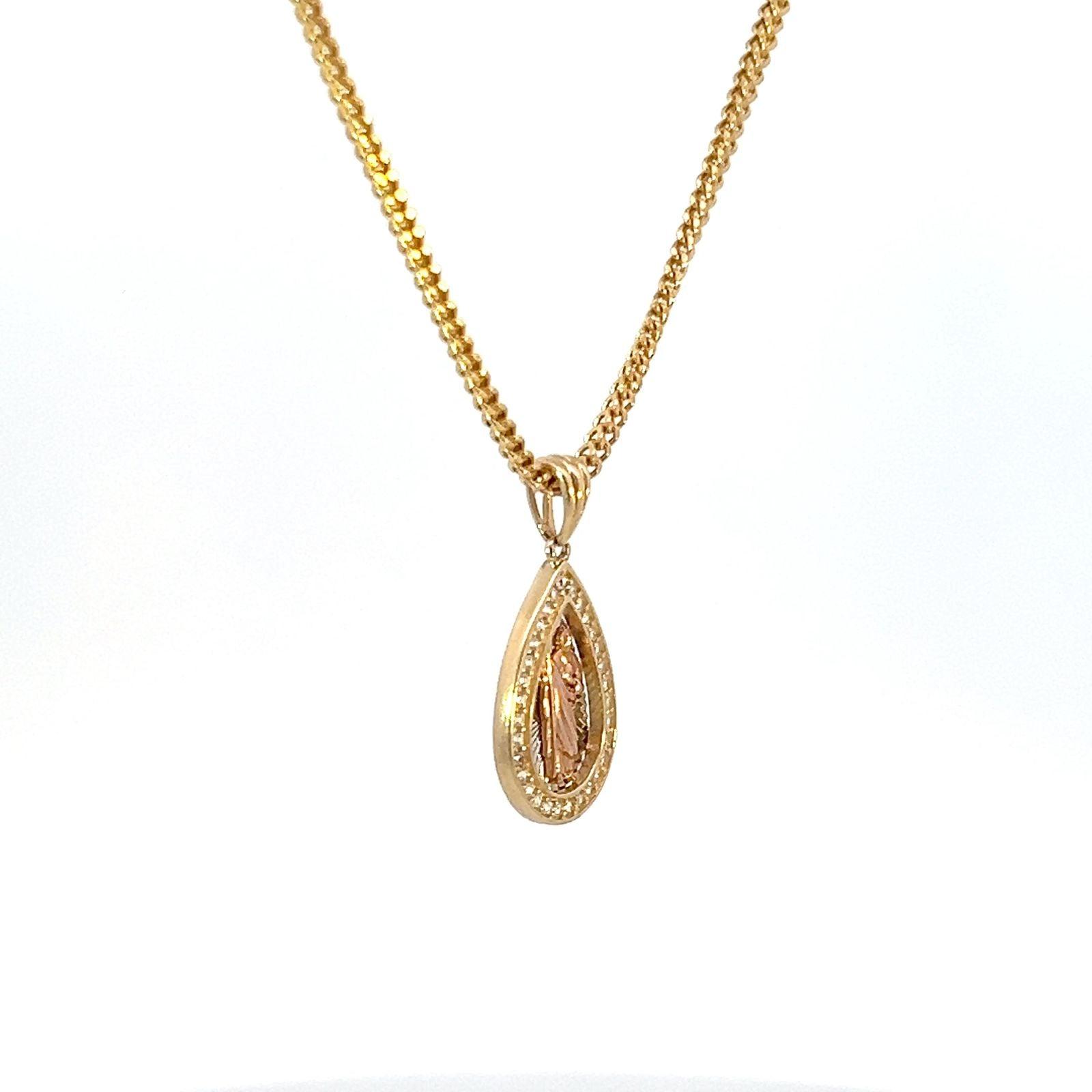 Dije de san judas tadeo en oro 14k