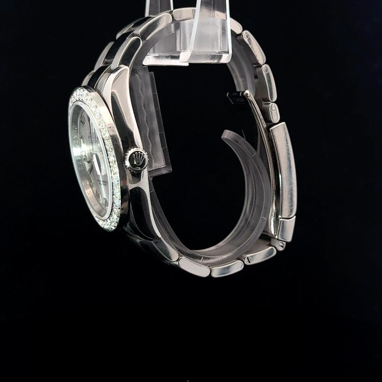ROLEX DATE JUST ACERO 36mm BISEL DE DIAMANTES NATURALES  AFTER MARKET